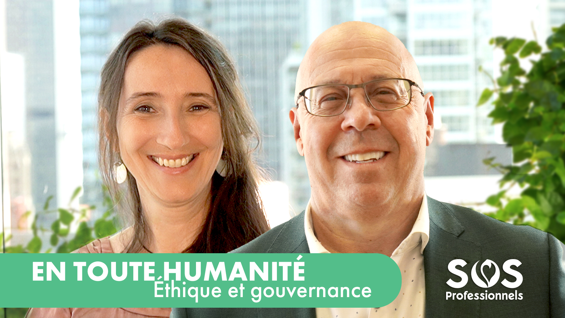 En toute humanité, Éthique et gouvernance. Podcast vidéo avec Marc Tassé, expert en éthique et gouvernance, par SOS Professionnels.