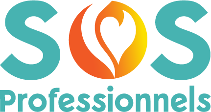 Logo SOS Professionnels, formations en entreprises pour la santé et le mieux-être au travail